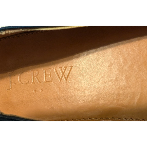 J CREW FACTORY Green Multi Plaid Smoking Tassel Loafers Size 8.5 EUC - Picture 7 of 7